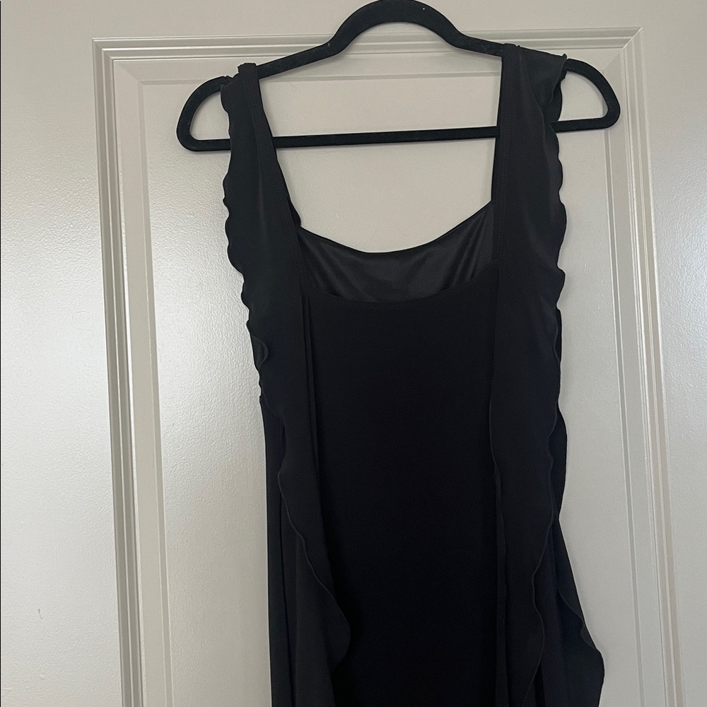Bebe Dress - Cascade Ruffle Knit Slip - Picture 8 of 12